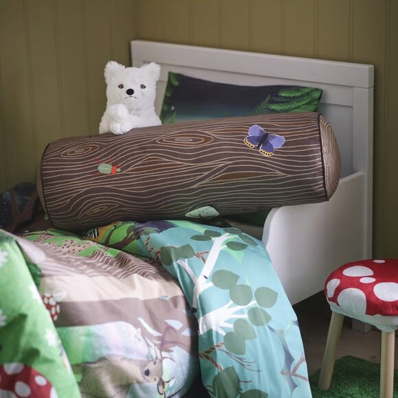 IKEA SKOGSDUVA Cushion, cylinder shaped, brown - Picture 4 of 6